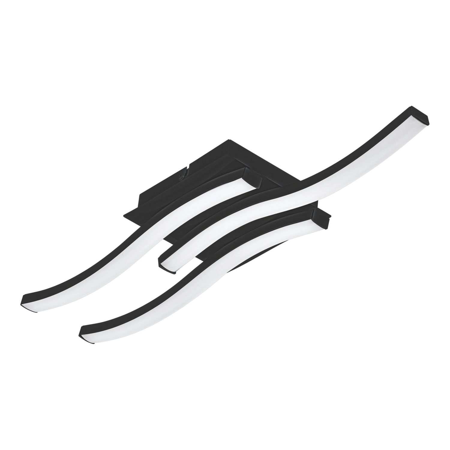 Eglo Cabezas LED 3000K Wall/Ceiling Light Black 12W 1460lm (502CJ)