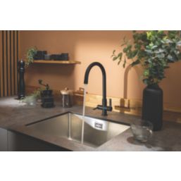 Abode Metix Monobloc Mixer Tap Matt Black