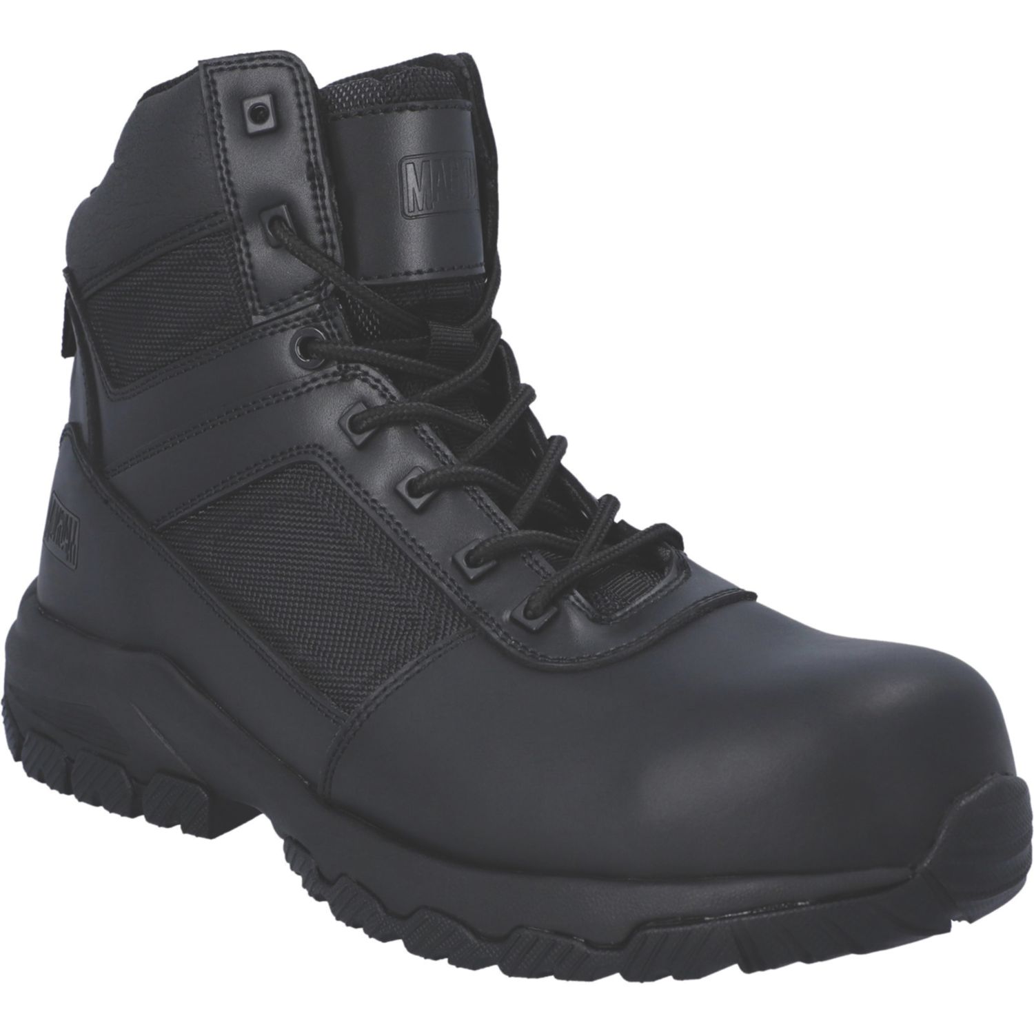 Magnum Vanguard 6.0 Size 9 Black Water-Resistant Safety Boots (502CW)