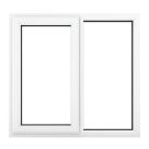 Crystal  Left-Hand Opening Clear Triple-Glazed Casement White uPVC Window 1190mm x 1115mm