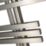 Time 1000mm x 700mm 1810BTU Silver Flat Designer Towel Radiator