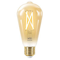 WiZ Filament Wi-Fi Tunable ES ST64 LED Smart Light Bulb 6.7W 640lm 2 Pack