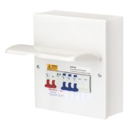 Deta  8-Module 5-Way Populated  Main Switch Consumer Unit with SPD