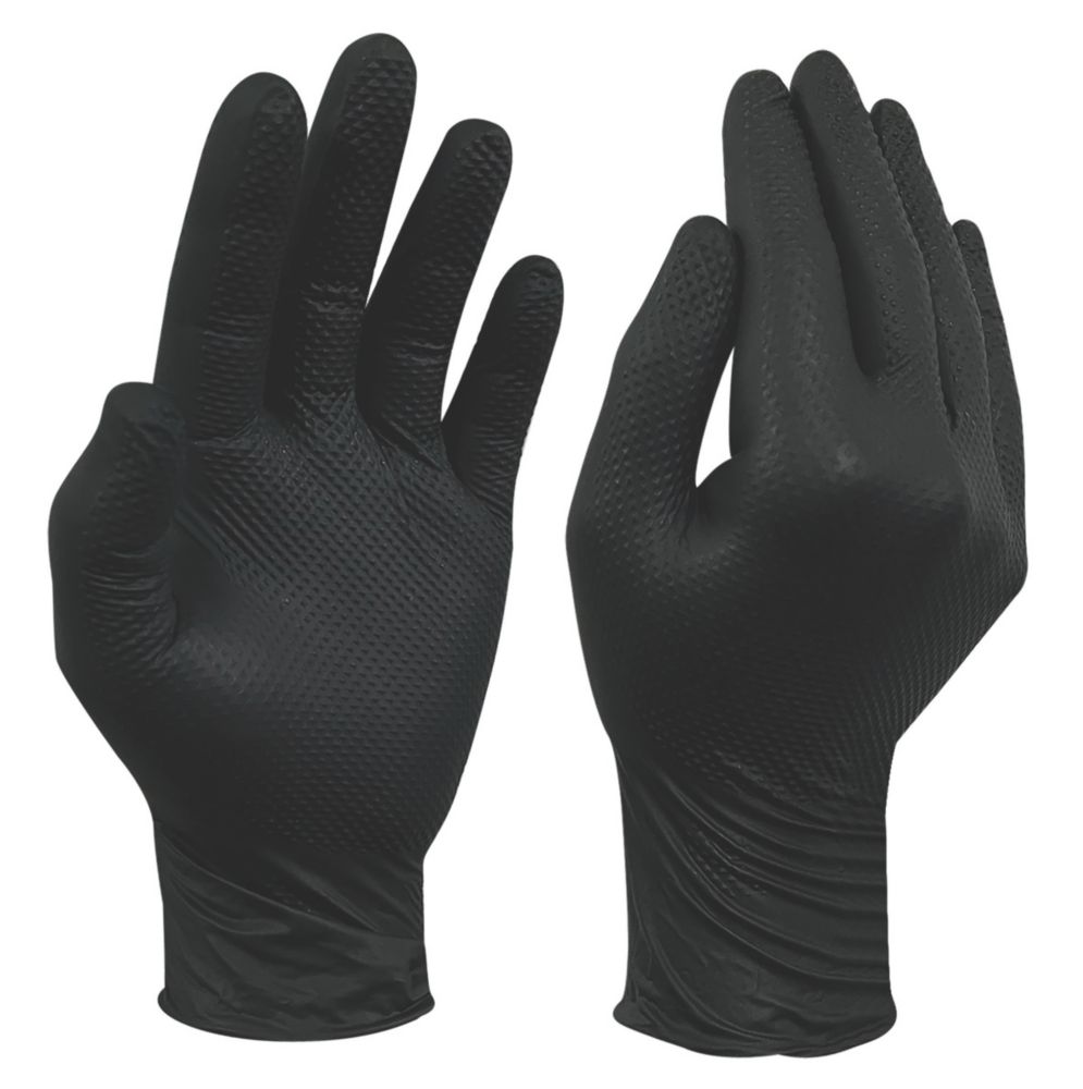 Nitrile on sale gloves screwfix