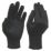 Site SDG310 Nitrile Powder-Free Disposable Grip Gloves Black Large 50 Pack