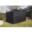 Mini Marquees  14' 6" x 10' (Nominal) Hip Fabric Gazebo Black