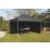 Mini Marquees  14' 6" x 10' (Nominal) Hip Fabric Gazebo Black