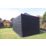 Mini Marquees  14' 6" x 10' (Nominal) Hip Fabric Gazebo Black
