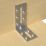 Simpson Strong-Tie Reinforced Angle Brackets Galvanised 30mm x 55mm 25 Pack