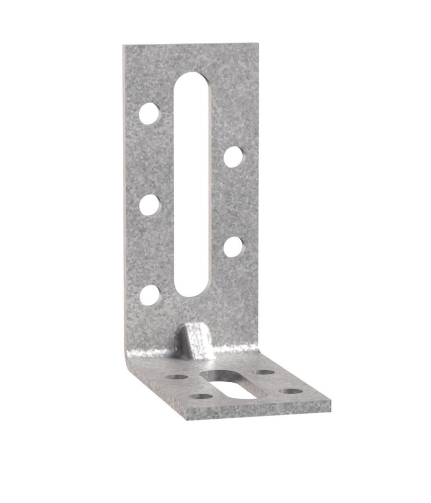 Simpson Strong-Tie Reinforced Angle Brackets Galvanised 30mm x 55mm 25 ...