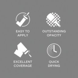 LickPro  5Ltr Grey 15 Vinyl Matt Emulsion  Paint