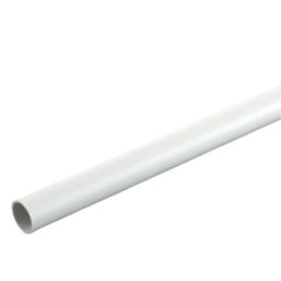 Deta TTE Round uPVC White Conduit 20mm x 2m