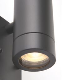 Saxby Palin Outdoor Wall Light With PIR Sensor Anthracite Grey