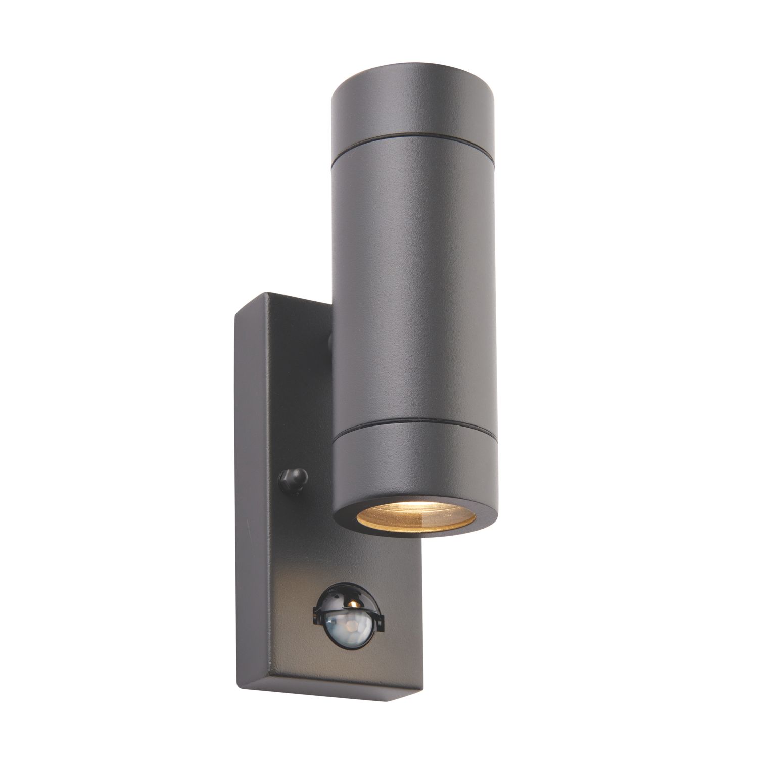Saxby Palin Outdoor Wall Light With PIR Sensor Anthracite Grey (502VX)
