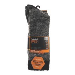 Timberland Pro TP Heavy Weight  Work Socks  Black  7.5 -10.5 2 Pairs
