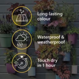 Ronseal 750ml Charcoal Grey Matt Garden Paint