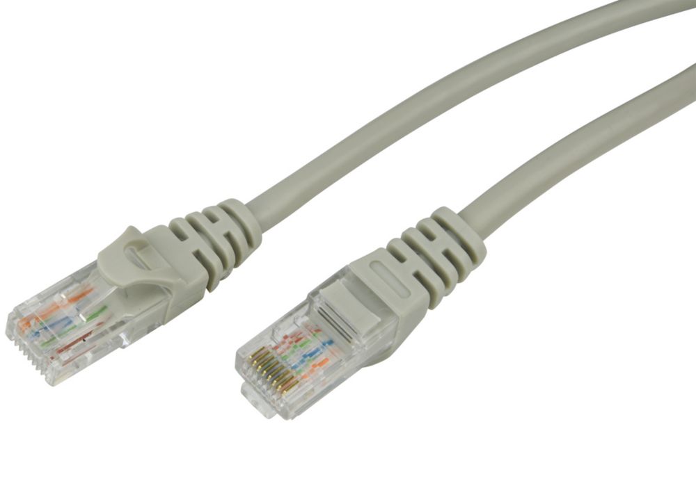 Labgear White Shielded RJ45 Cat 7 Ethernet Patch Lead 20m - Screwfix