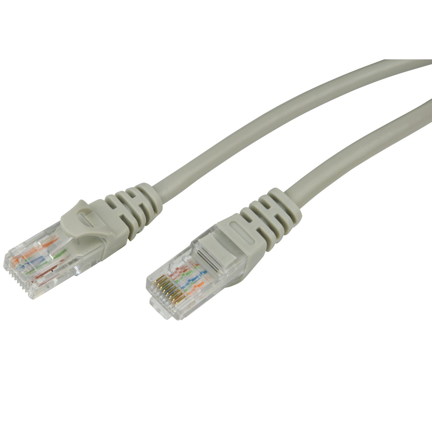 Philex Grey Unshielded RJ45 Cat 5e Ethernet Cable 5m (50334)