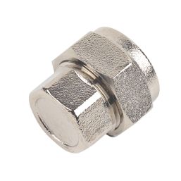 Flomasta  Chrome-Plated Brass Compression Stop End 15mm