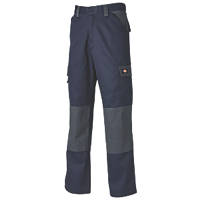 Dickies  Work Trousers Navy / Grey 36" W 31" L