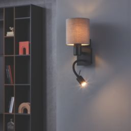 Eglo Pasteri Wall Light Black