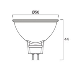 Sylvania RefLed Superia GU5.3 MR16 LED Light Bulb 380lm 4.3W