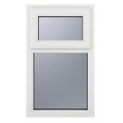 Crystal  Top Opening Obscure Triple-Glazed Casement White uPVC Window 1190mm x 1115mm