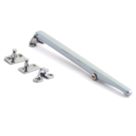 Fab & Fix Classic Locking Window Stay Bar Polished Chrome 280mm