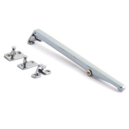 Fab & Fix Classic Locking Window Stay Bar Polished Chrome 280mm