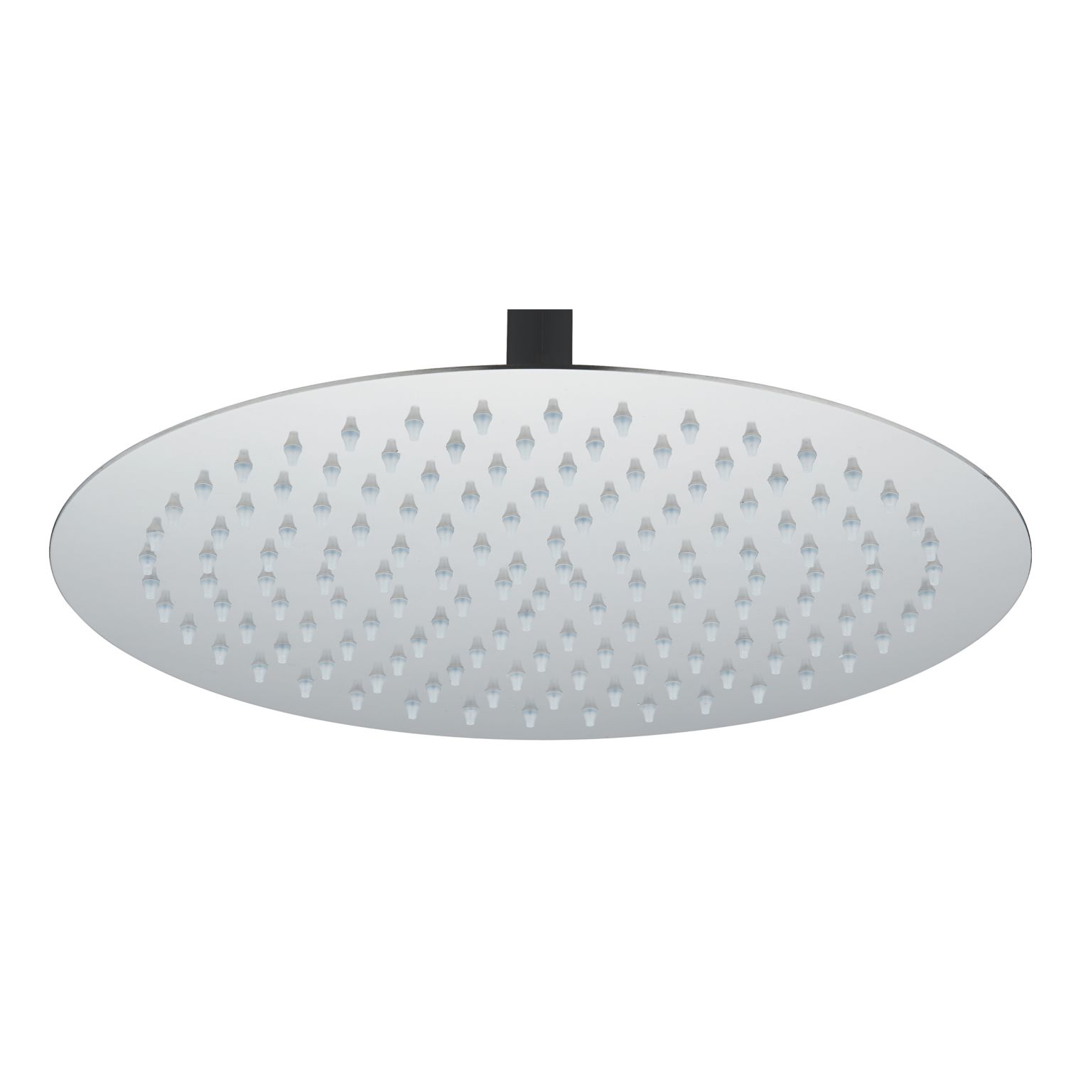 Swirl Slimline Adjustable Round Shower Head Chrome 300mm (503PG)