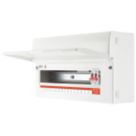 British General Fortress 19-Module 17-Way Part-Populated  Main Switch Consumer Unit