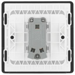 British General Evolve 20 A  16AX 1-Gang 2-Way Light Switch  Blue with Black Inserts