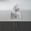 Carysil EN400-WH 1 Bowl Granite Composite Kitchen Sink White 430mm x 460mm
