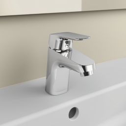 Ideal Standard Ceraflex Chrome 133mm Cloakroom Lever Mono Basin Mixer Tap