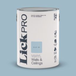 LickPro  5Ltr Blue 04 Vinyl Matt Emulsion  Paint
