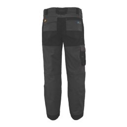 DEWALT Cambridge Coolmax Work Trousers Black/Grey 30" W 31" L