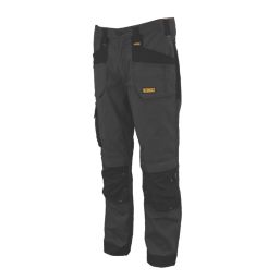 DEWALT Cambridge Coolmax Work Trousers Black/Grey 30" W 31" L