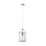 Quay Design Liberty 1-Light Pendant Satin Nickel