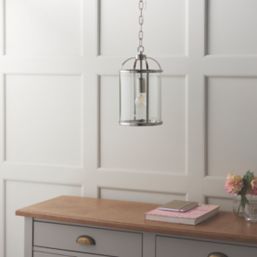 Quay Design Liberty 1-Light Pendant Satin Nickel