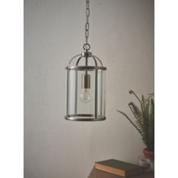 Quay Design Liberty 1-Light Pendant Satin Nickel