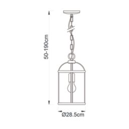 Quay Design Liberty 1-Light Pendant Satin Nickel