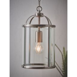 Quay Design Liberty 1-Light Pendant Satin Nickel