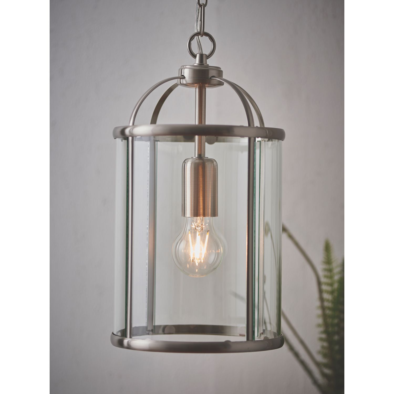 Quay Design Liberty 1-Light Pendant Satin Nickel (503VG)
