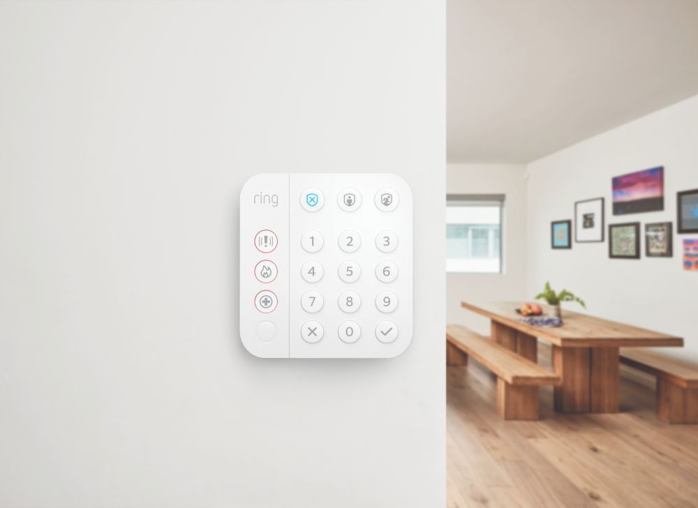 Ring keypad wifi store light