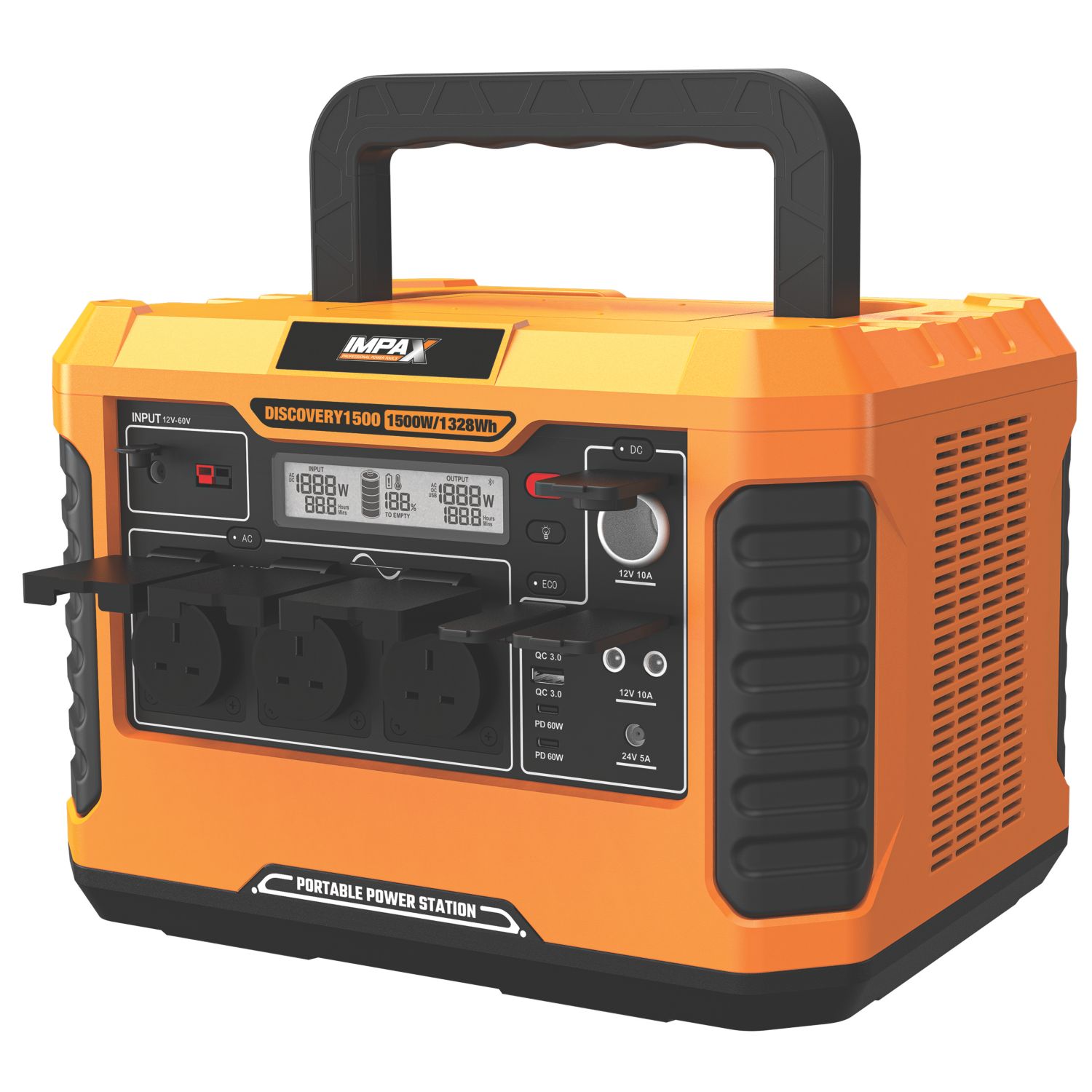 IMPAX DISCOVERY 1500W Portable Power Station 1328Wh (503VK)