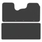 Car Mat Co. Renault Trafic Crew Cab 2014 on Rubber Car Mats 2 Piece Set