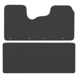 Car Mat Co. Renault Trafic Crew Cab 2014 on Rubber Car Mats 2 Piece Set