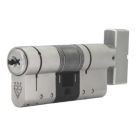 Smith & Locke Fire Rated 3 Star Diamond Thumbturn Cylinder Lock 50-45 (95mm) Satin Nickel