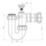 McAlpine Swivel P Trap White 40mm