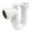 McAlpine Swivel P Trap White 40mm